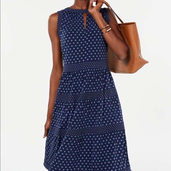 Michael Kors Tiered Printed Dress - Picture 2 of 3